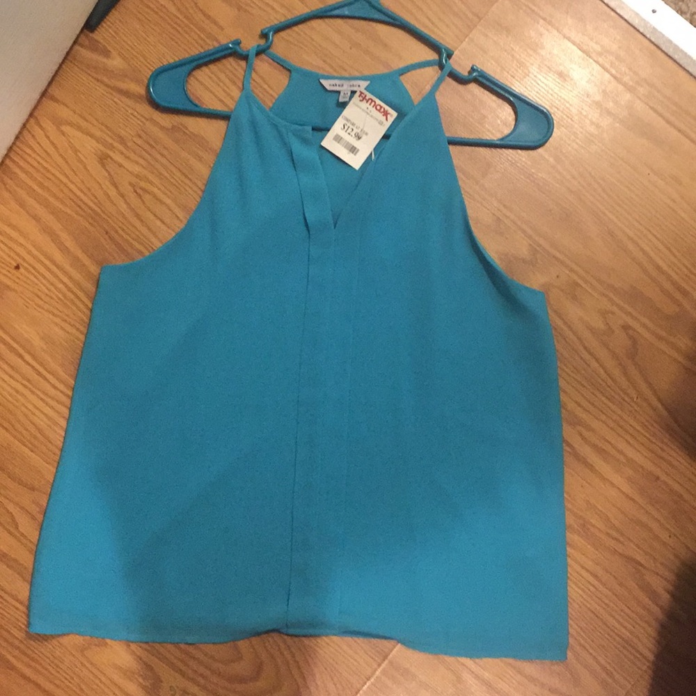 Blue tank top